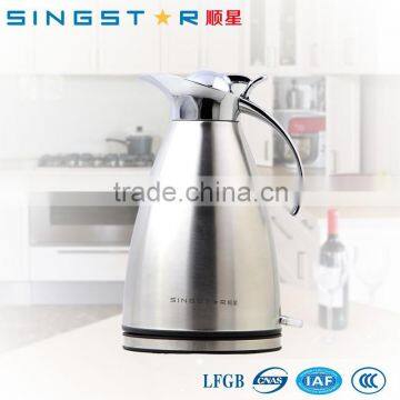 1.2L New Design Double wall Stainless Steel Electric Kettle