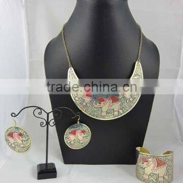 Jewelry Brass Necklace , Fashion Cufflink, Metal Bangles, Bracelts, Hi End Fashion Copper Jewelry - 046