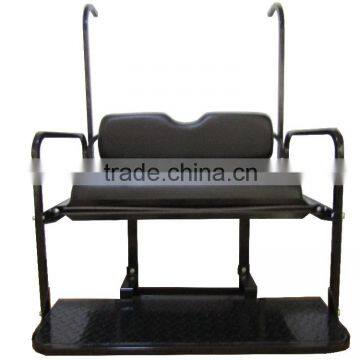 Rear Golf Cart High Qulity Flip-Flop Black Seat Kit for G14-G22 4 Person Golf Cart