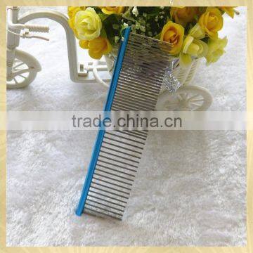 Pet combs metal colorful combs for dog hair grooming and cleaning