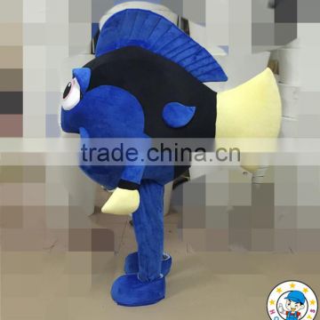 2016 Blue fish mascot costume for sale