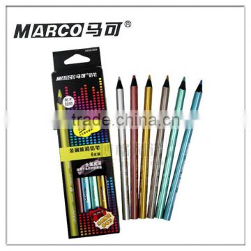 Original MARCO 6pcs triangle colored pencil