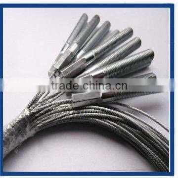 Steel Cable With Thread Stud Terminal
