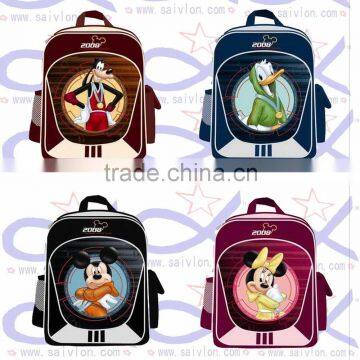 Cartoon printing kids school backpack bags