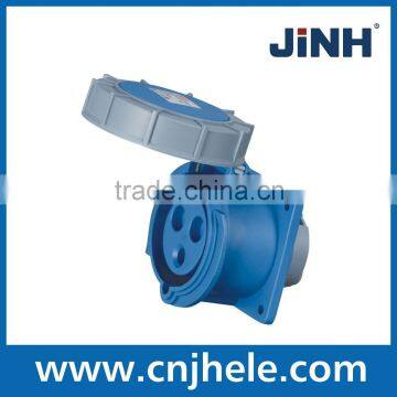 LEE/IEC International Standard Plug Blue Red Color Wall Socket 3 Pins 16A 32A IP 67 Industrial Power Plug photo-4