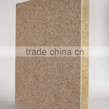 Rock wool thermal insulation and decorative integrated board for ETICS