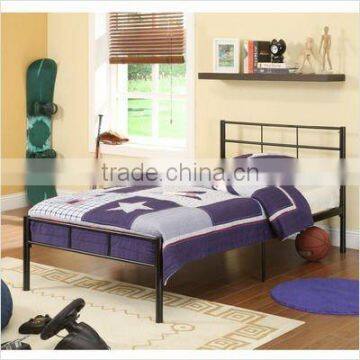 Twin Metal Bed Frame in Black