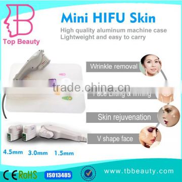 2016 Portable HIFU Painless Wrinkle Removal Machine Pigment Removal