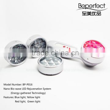 Trade assurance mini rechargeable Bio light red and blue light therapy for personal spa beauty instrucment