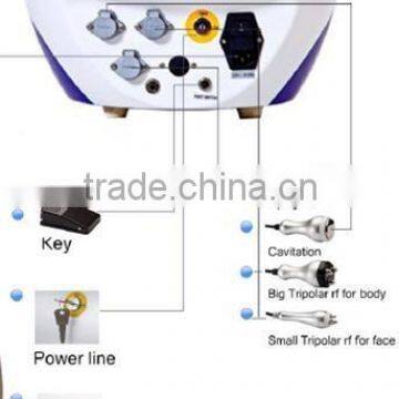 3 in 1 Tripolar RF Ultrasonic Liposuction Cavitation Machine for Sale