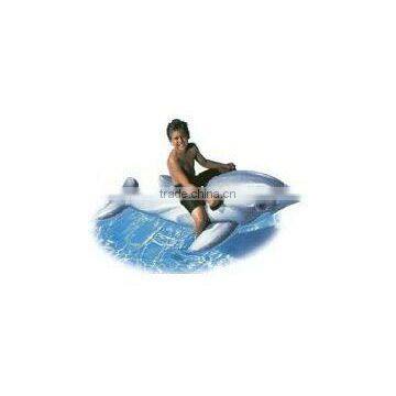 inflatable dolphin rider