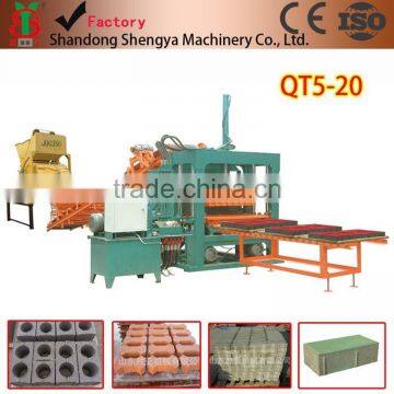 QT5-20 automatic paver block machine&paver mould for cement concrete blocks