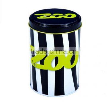 food packaging round shape tin box