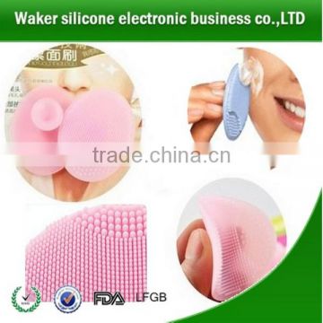 Silicone face pack brush ,natural bristle face brush tool to remove the blackhead