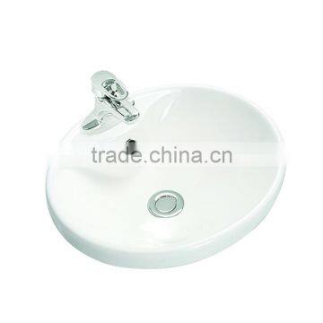 China new design Ceramic wash oval Basin