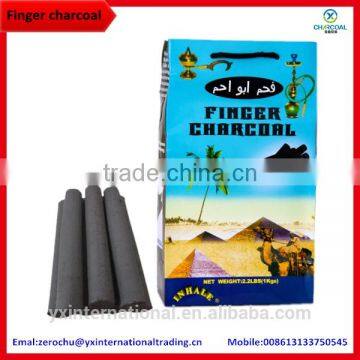 coco charcoal briquette 1.5hours burning time finger coal