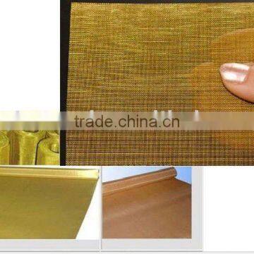 Brass Wire Mesh/Brass Woven Fabric/Brass Woven Cloth