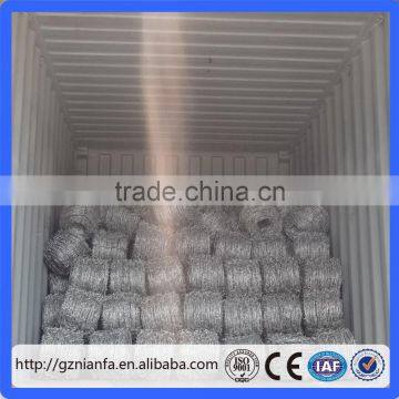 Stock 12*14# 50m per Roll Galvanized Barbed Wire Fencing Wire(Guangzhou Factory) photo-5