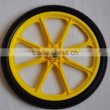 20 inch plastic foam garden cart trailer wheels