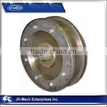 2016 China best quality customized forged crane wheel of hot sale