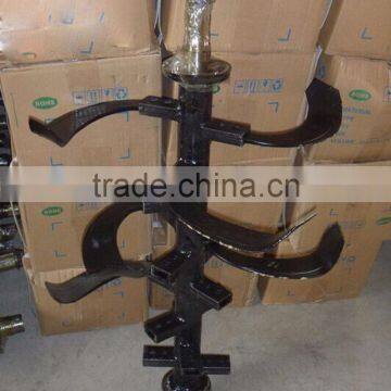 Agricultural rotary cultivator parts plow colter shaft