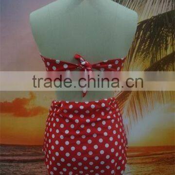 No MOQ Sexy Mature High Waist Halter Women Bikini photo-6
