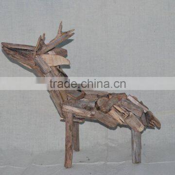 decorative driftwood crafts animals deer