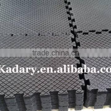 Stable rubber mat/horse cow stable rubber mat/rubber stable mating for sale Made in China