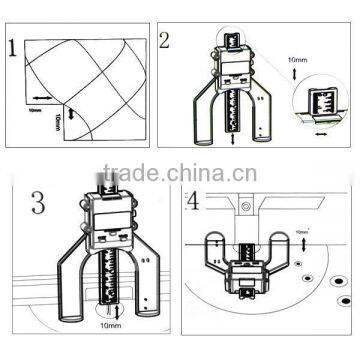 Digital LCD Tread Magnetic Self Standing Aperture 80mm Hand Routers Depth Gauge photo-3
