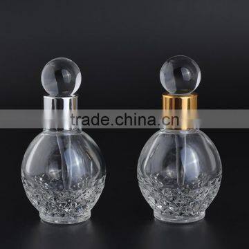 12ml Empty Clear Glass Perfume Bottles With Glass Stick Stopper and Aluminum Cap for Essential Oil Packaging