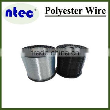 2.0-4.0mm black and white planting polyester wire , high strength greenhouse wire