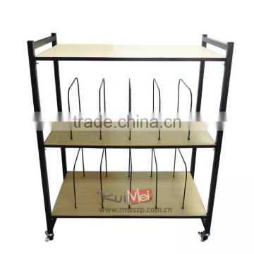 3-tire solid metal pillow display rack