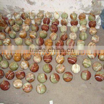 Factory Made Buy Cheap PURE Home Decoration ONYX APPLE WITH BRASS LEAF HANDICRAFTS photo-6