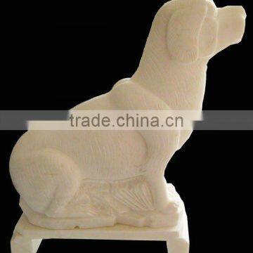 Handmade Small Marble Art Craft of Dog