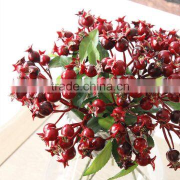 Christmas Flower Arranging Accessories Plastic Little Pomegranate Decorative Artificial Flowers photo-2