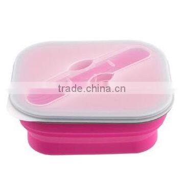 food grade BPA free silicone food container/lunch boxes for adults/adult lunch box/cool lunch boxes for adults