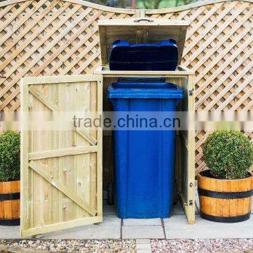 Raccoon Resistant Wooden Garbage Can Storage Sheds photo-2