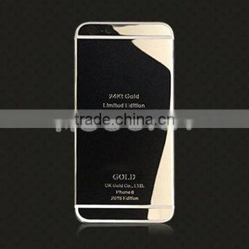 Good Quality Mirror Finish Plated Gold Housing,24K Gold Plated Housing, Gold Plated Back Housing for Iphone6 photo-6