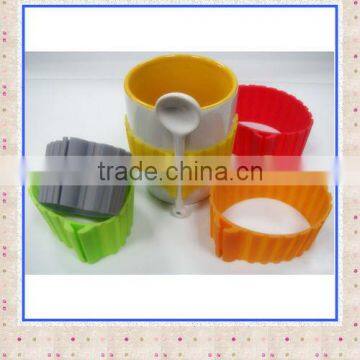 Non-toxic Colorful Silicone Cup Lips Silicone Cup Covers