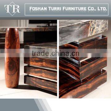 Modern Italian Nature Marble Top tv Cabinet With Drawer for Living Room photo-5