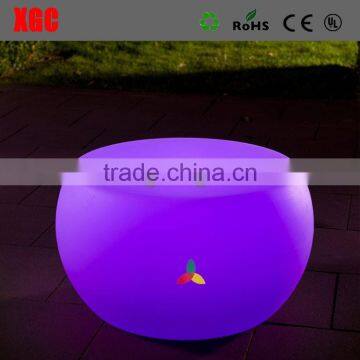 2019 PE Glow Led New RGB Lighting Coffee Table With Chair GF306 photo-4