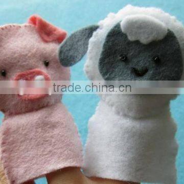 2017 best selling new product decorative custom handmade fabric felt cheap fashion innovative sheep puppet wholesale