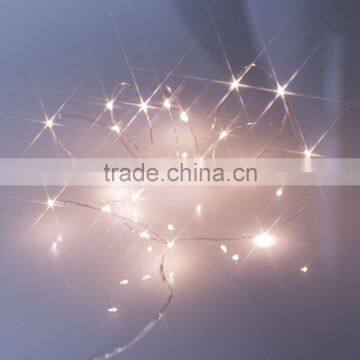 Battery Powered Miniture LED Wire Indoor Christmas Decorative Lighting With Timer photo-2