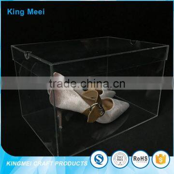 2017 Oem Custom Acrylic Storage With Lid Shoe Box photo-2