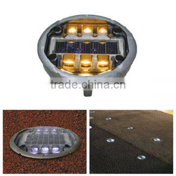 Solar Powered (Charging) LED Cat Eye (Road Stud / Pavement Marker) MS-110(Aluminum Alloy Waterproof IP68 Burial Type)