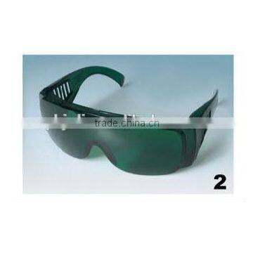 green pc lens side flam protection quality safety goggle for industrials