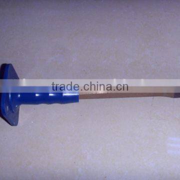 the forged carbon steel stone chisel with rubber handle