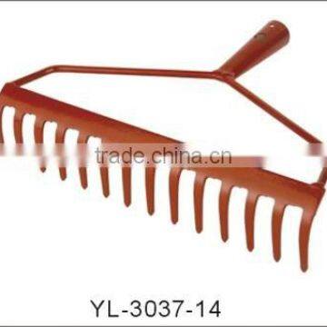 Metal Grass Rake Garden Claw rake