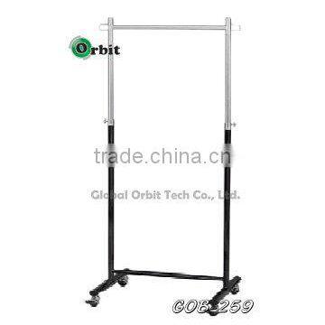 Adjustable 2-tire Rolling Stainless Steel Clothes Drying Rack photo-4
