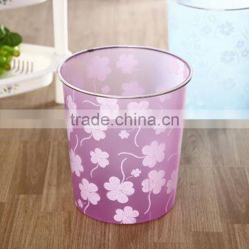 Fashional Style Top Quality Flower Print Popular Used in the Household Dustbin Storage Box photo-3
